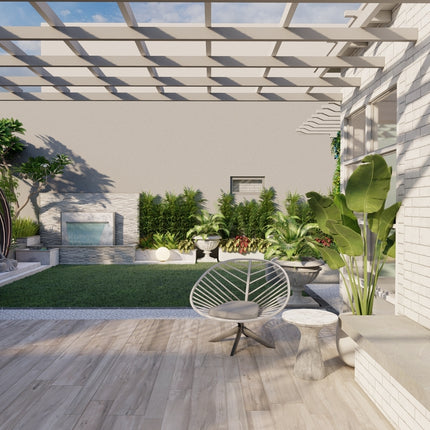 Soft Sunbeam Pergola (Per Sqft)