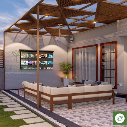 Cinematic Symphony Pergola (Per Sqft)