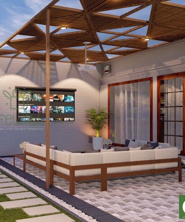 Cinematic Symphony Pergola (Per Sqft)