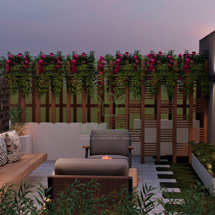 Green Wood Privacy Screen (Per Sqft)