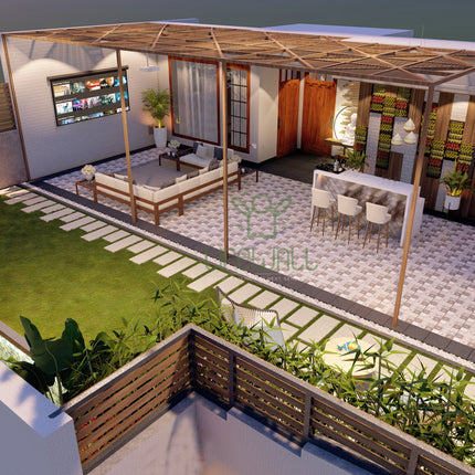 Cinematic Symphony Pergola (Per Sqft)