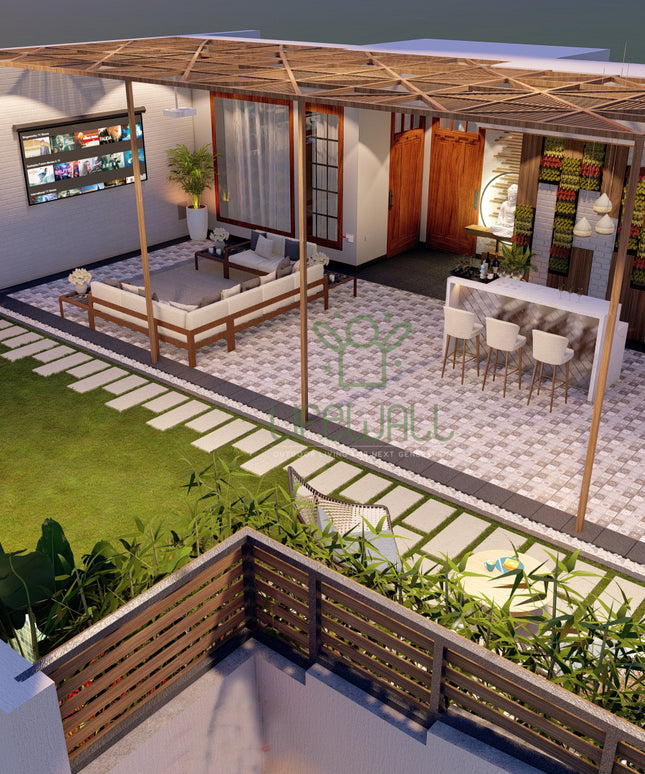 Cinematic Symphony Pergola (Per Sqft)