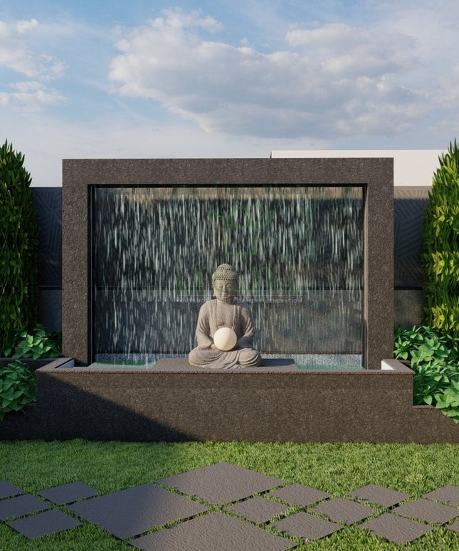 Sculpted Artistic Rain Fountain (Per RFT)