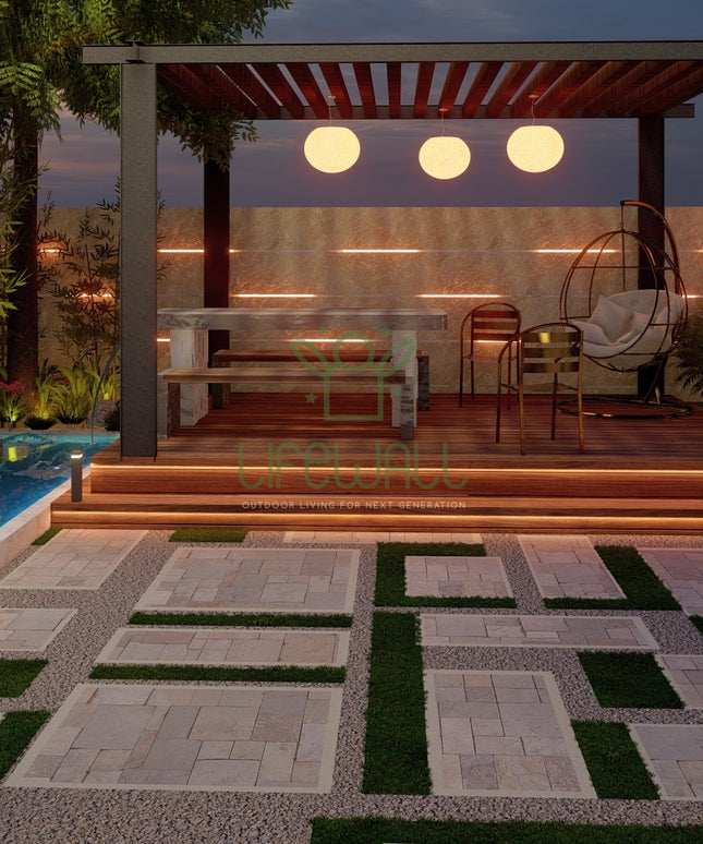 Infinite Glow Pergola (Per Sqft)