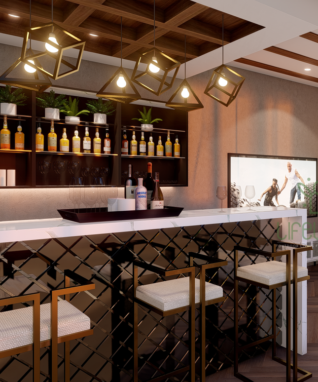 Shape Lit Racks And Shelves (Per Sqft)