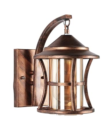 Hanging Copper Antique Colour Wall Lamp to Décor Home/Living Room/Bedroom Restaurants, Curve Design, Copper Antique