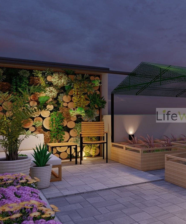 Jungle Wood Feature Wall (Per Sqft)