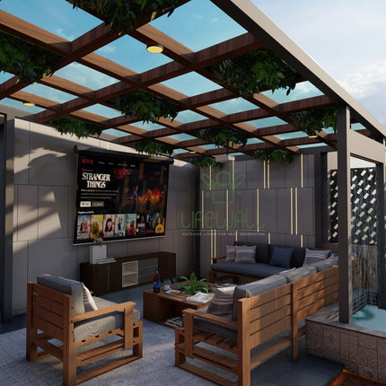 Timberland Tranquility Pergola (Per Sqft)