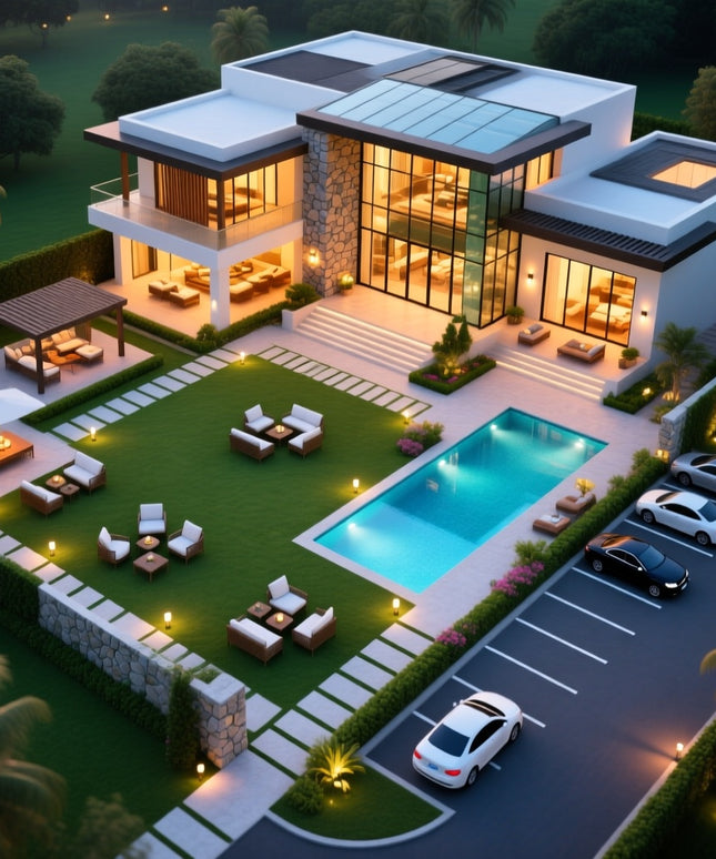 Club And Guest House Landscape Design – Expert Layout & Concept Package