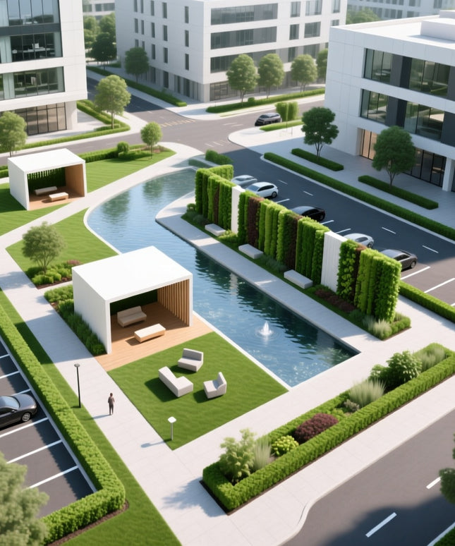 Office Landscape Design – Tailored Professional Outdoor Design Service