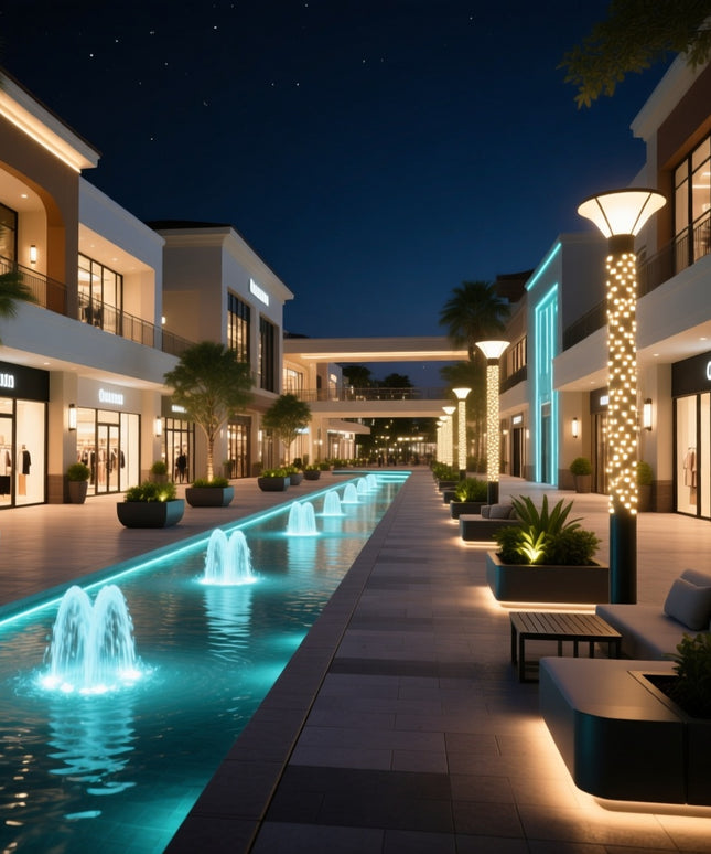 Mall Landscape Design – Custom Retail Space Landscape Planning