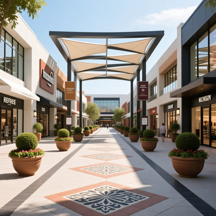 Mall Landscape Design – Custom Retail Space Landscape Planning