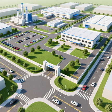 Factory Landscape Design – Custom Industrial Landscape Planning Service