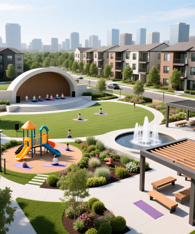 Custom Outdoor Landscape Planning for Residential Communities & Societies