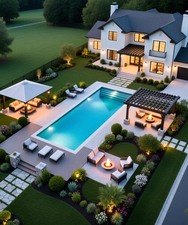 Premium Farmhouse Outdoor Design Package