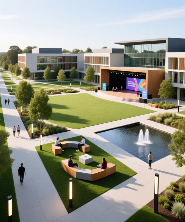 Innovative School, College & Institution Landscape Design – Custom Campus Landscape Planning
