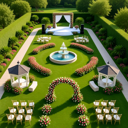 Exquisite Marriage Lawn Design – Custom Outdoor Event Spaces