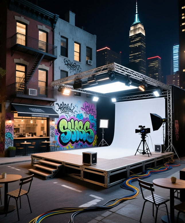Outdoor Studio Setup Design Service -  For Filmmaking & Professional Shoots
