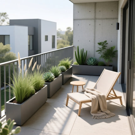 Residential Balcony Design – Cozy Balcony Garden & Seating Planning