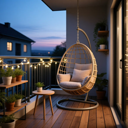 Residential Balcony Design – Cozy Balcony Garden & Seating Planning