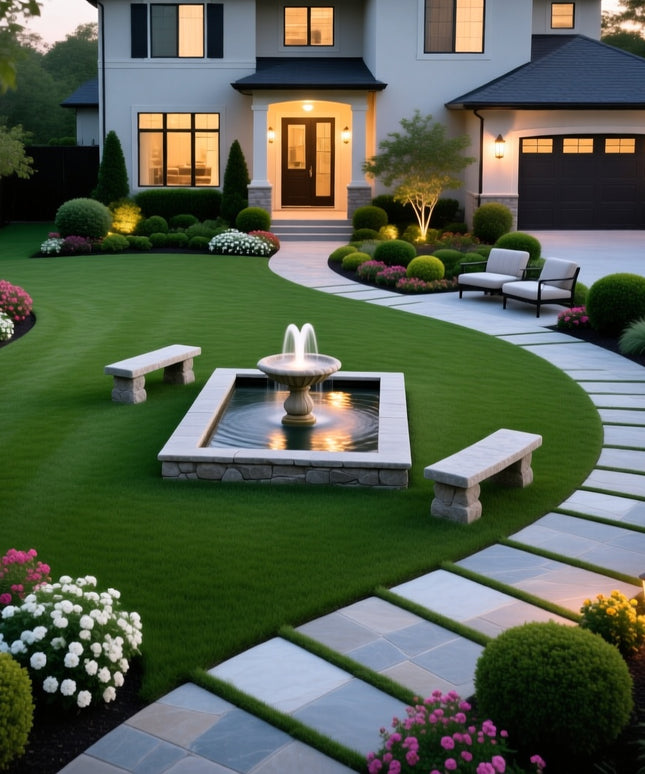 Lush Residential Lawn & Backyard Design – Custom Outdoor Green Space Concepts