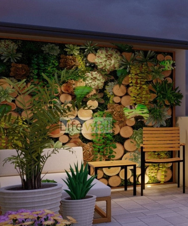 Jungle Wood Feature Wall (Per Sqft)