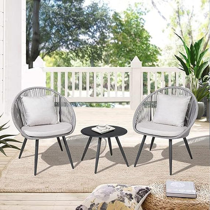 Garden Living Furniture (2 Seater Outdoor Seating Chair and Table Set)