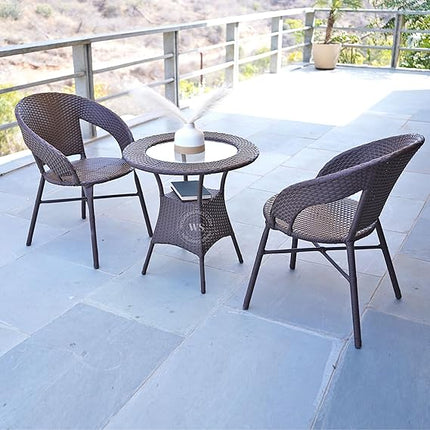 Nomadic Brown Furniture (4/2 Seater Outdoor Seating and Table Set)