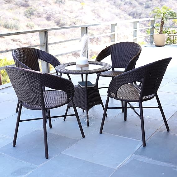 Nomadic Brown Furniture (4/2 Seater Outdoor Seating and Table Set)