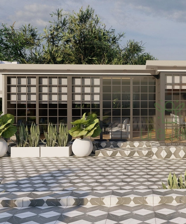 Eco Elegance Glass Porta Cabin GL (Per Sqft)