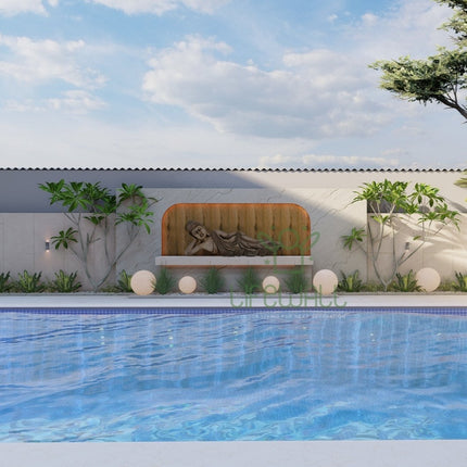 Calm Tranquil Buddha Feature Wall (Per Sqft)