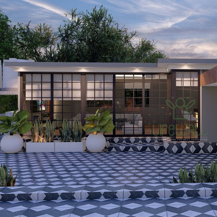 Eco Elegance Glass Porta Cabin GL (Per Sqft)