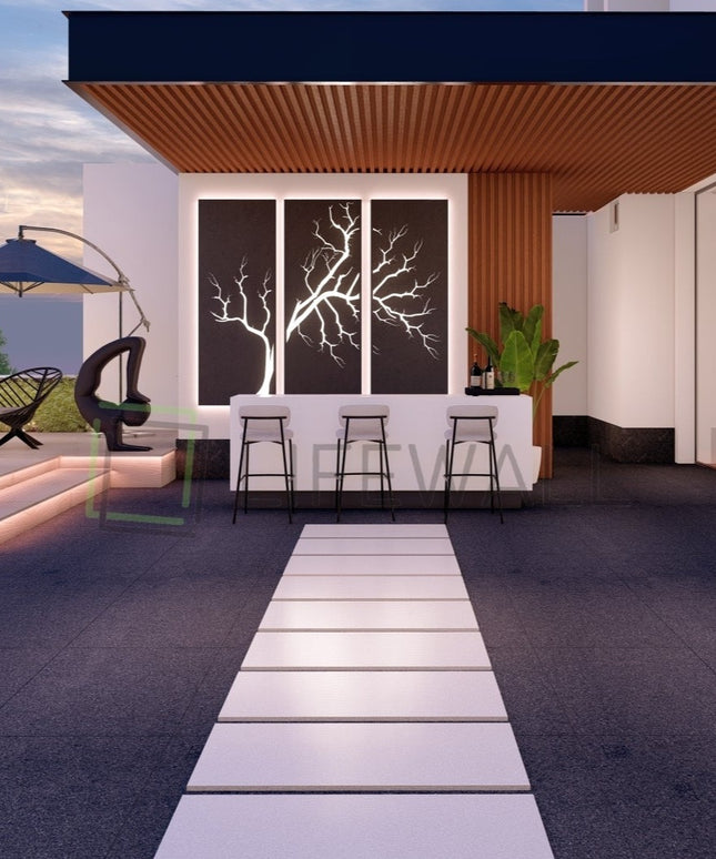 Branch Flow Art Feature Wall (Per Sqft)