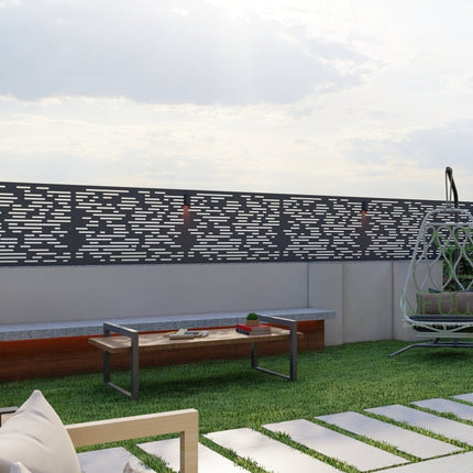 Gap Staggered Privacy Screen (Per Sqft)