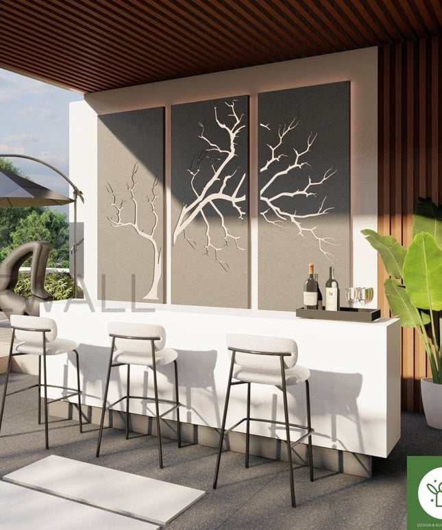 Branch Flow Art Feature Wall (Per Sqft)