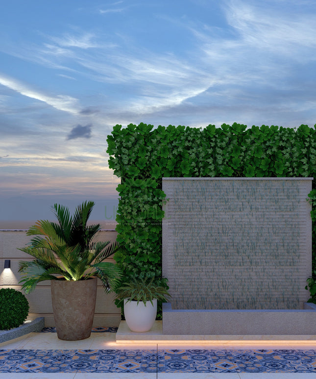 Step Down Wall Fountain GL (Per RFT)