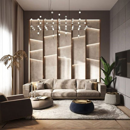 Classic Light Space Feature Wall (Per Sqft)