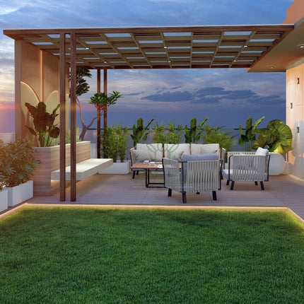 Skylight Shades Pergola (Per Sqft)