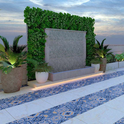 Step Down Wall Fountain GL (Per RFT)