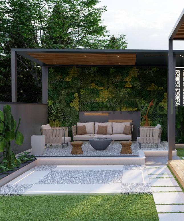 Green Meadow Pergola (Per Sqft)