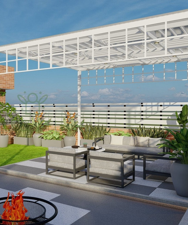 Ivory Elegance Pergola GL (Per Sqft)