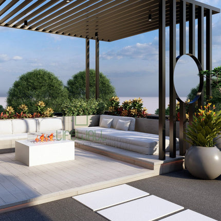 Iron Majesty Pergola (Per Sqft)