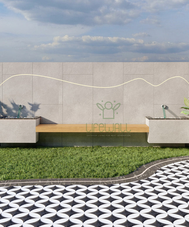 Mountain Lights Feature Wall (Per Sqft)