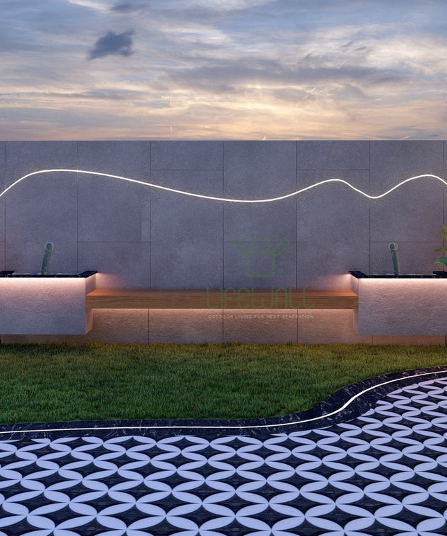 Mountain Lights Feature Wall (Per Sqft)