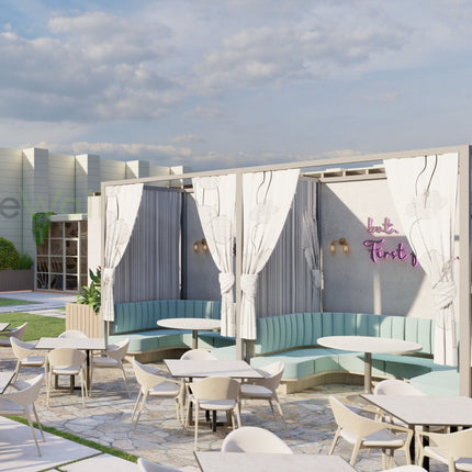 Drapery Dream Pergola (Per Sqft)