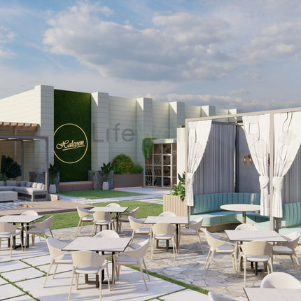 Mr. Rajan Restaurant | Terrace Garden Design