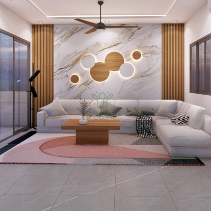 Wheel Glow Feature Wall (Per Sqft)