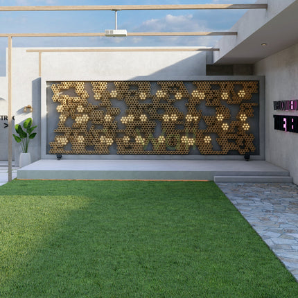 Flower Comb Feature Wall (Per Sqft)