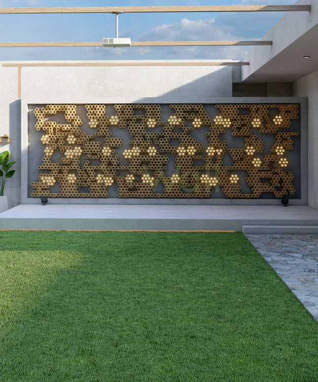 Flower Comb Feature Wall (Per Sqft)