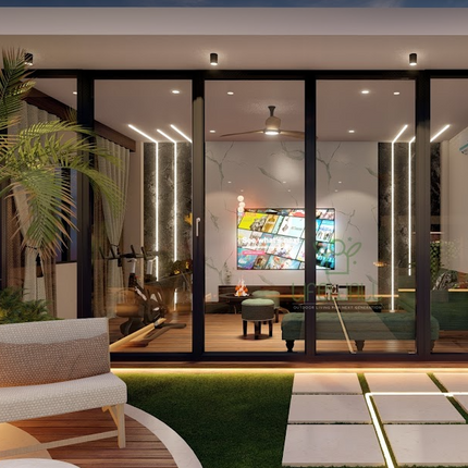 Aluminum & Glass Door